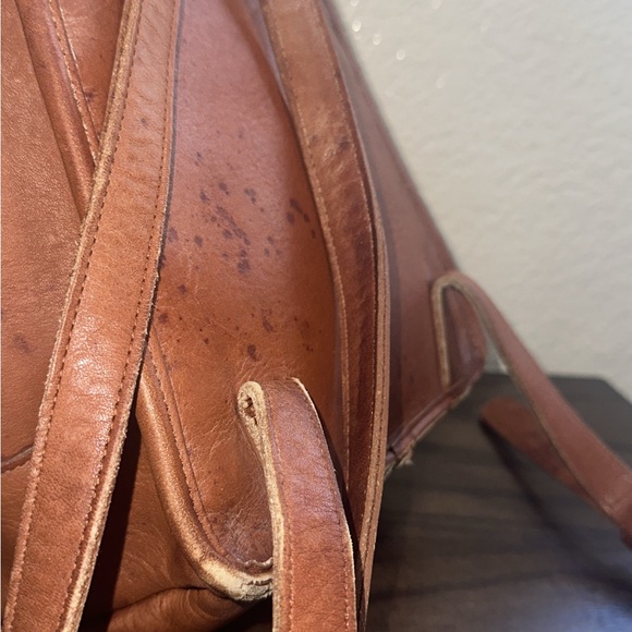 Coach Vintage Brown Leather Day Pack 9960 - Picture 5 of 11